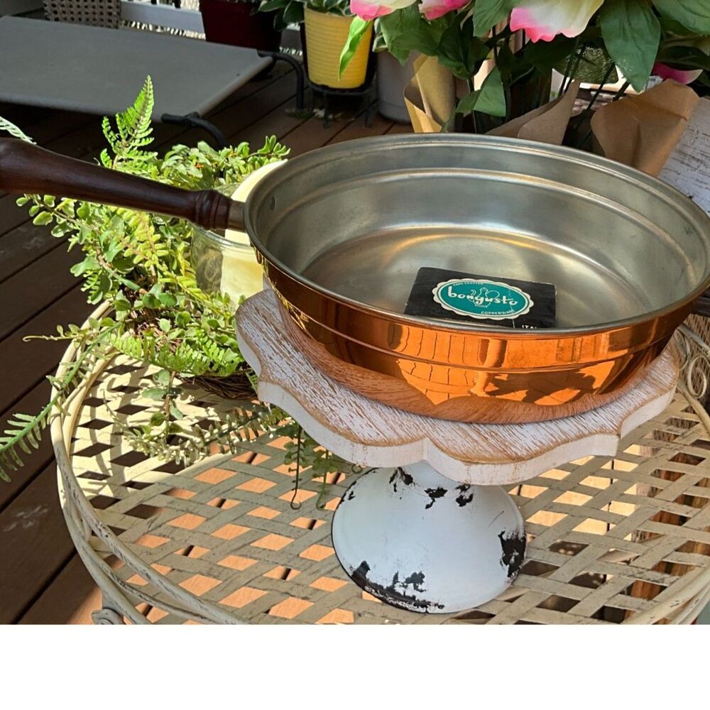 Bongusto Copperware Italy vintage copper pan EUC